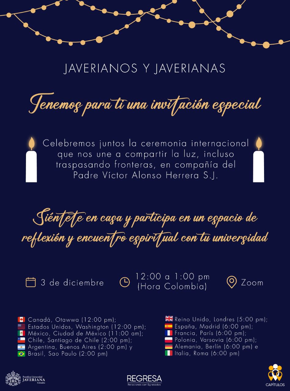 Imagen del evento Ceremonia Internacional de la Luz - Noche de las velitas.