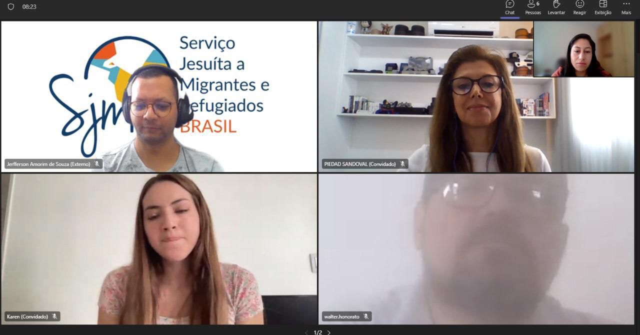 Imagen del evento Voluntariado Javeriano y Acuerdo de cooperación con el Serviço Jesuíta para Migrantes e Refugiados 30/08/2023.